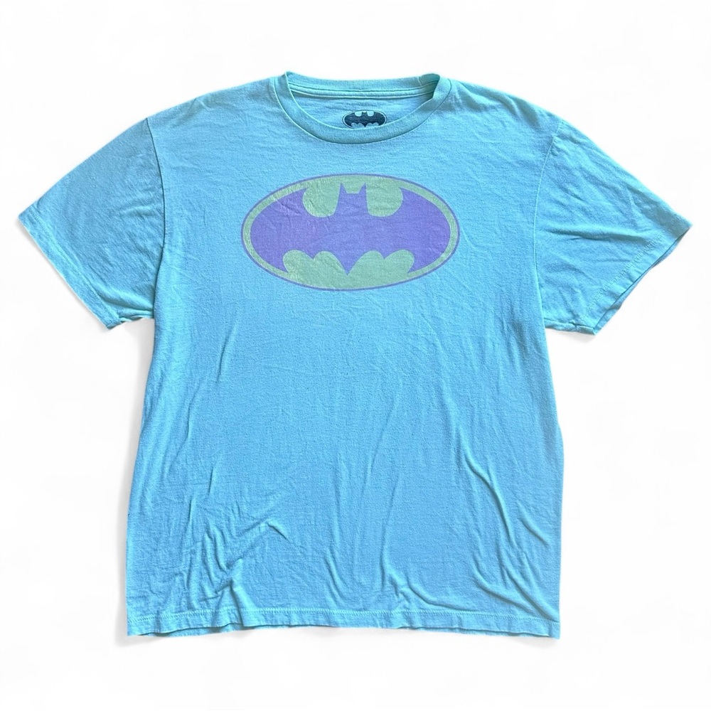 Batman Bat Signal Logo Graphic Tee Size Large